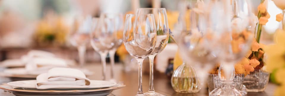 Repas de mariage : bien choisir sa vaisselle